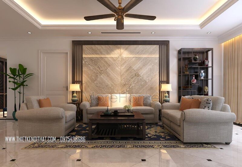 Trang trí phòng khách chung cư với mẫu sofa sang trọng