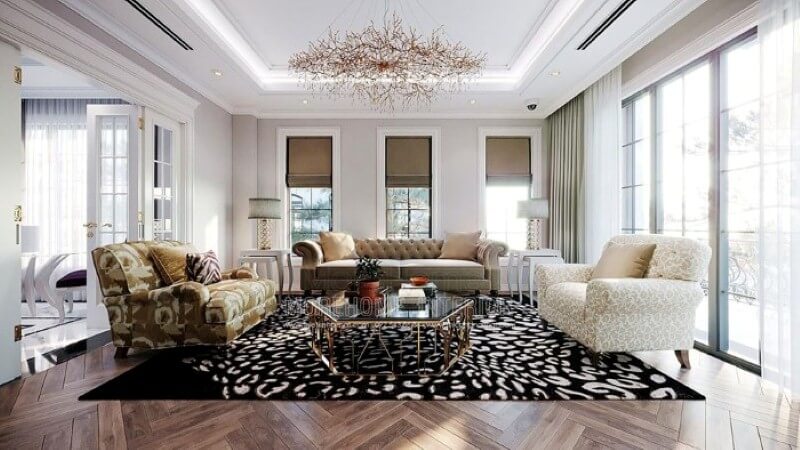 sofa tân cổ điển