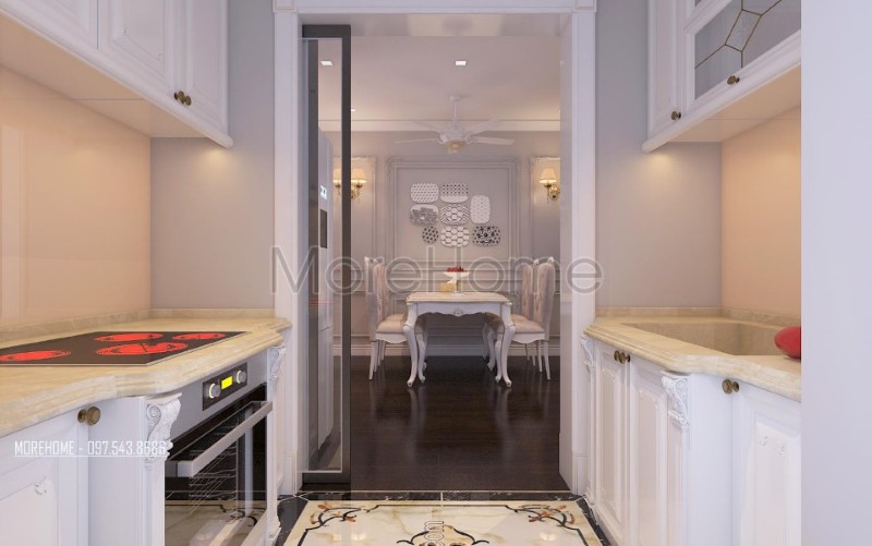 Thiết kế nội thất phòng ăn cổ điển, tân cổ điển